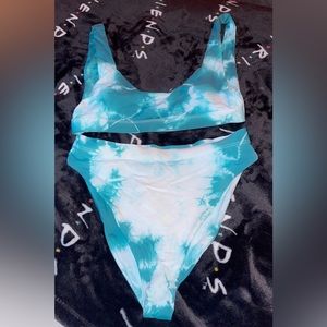 Dippin Daisy’s Aqua Tie Dye Bikini